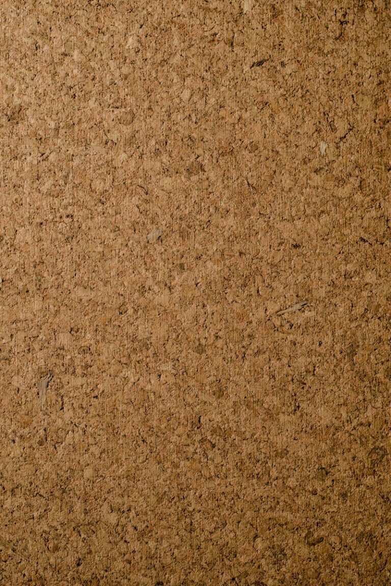 Close-up of a natural corkboard texture perfect for backgrounds and designs.